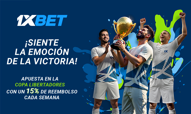 Sigue los mejores partidos de la clasificación de la Copa Libertadores con una promoción rentable de 1xBet