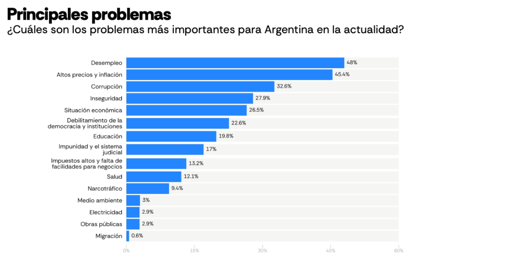 Nueva encuesta: crece el pesimismo sobre la economía y generan dudas los vínculos con Trump