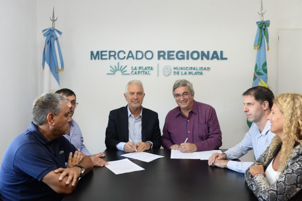 Acuerdan la instalación de un Mercado Bonaerense en el Mercado Regional